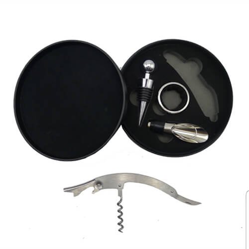 Set de Vino Símil Cuero - Regalos Corporativos