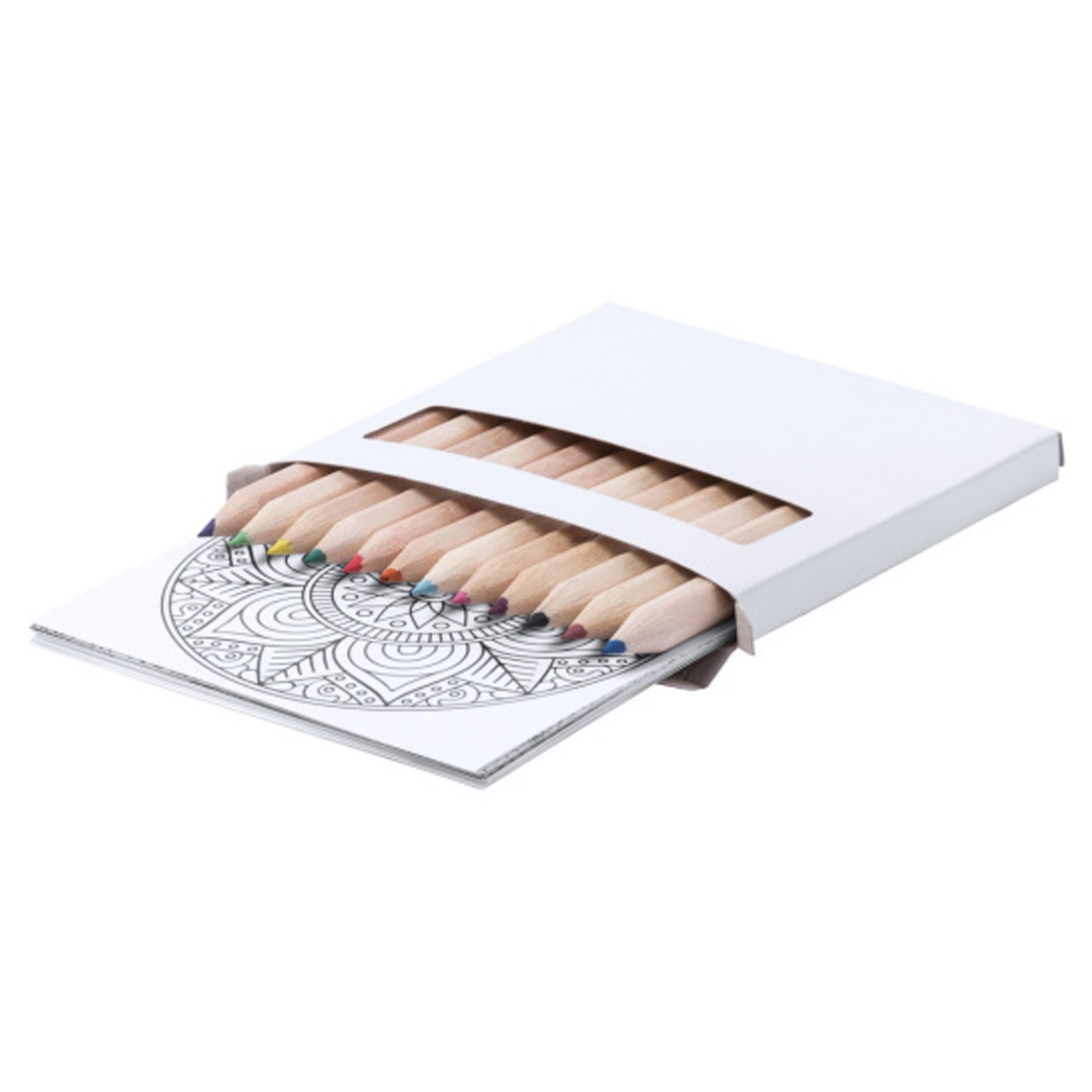 Bolígrafo Lápices de colores con láminas para colorear Set - Regalos Corporativos