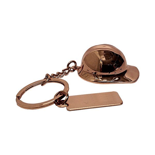 Llavero Casco Minero Encobrizado - Regalos Corporativos