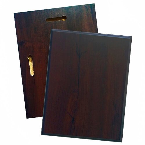 Galvano Madera Retablo MDF Enchape Nogal VL - Regalos Corporativos