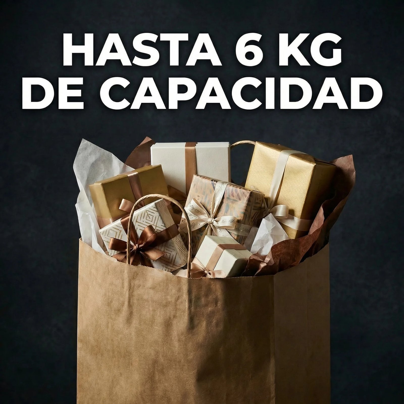 Miniatura 2 de Bolsa Papel Kraft 50X40X15 Cm