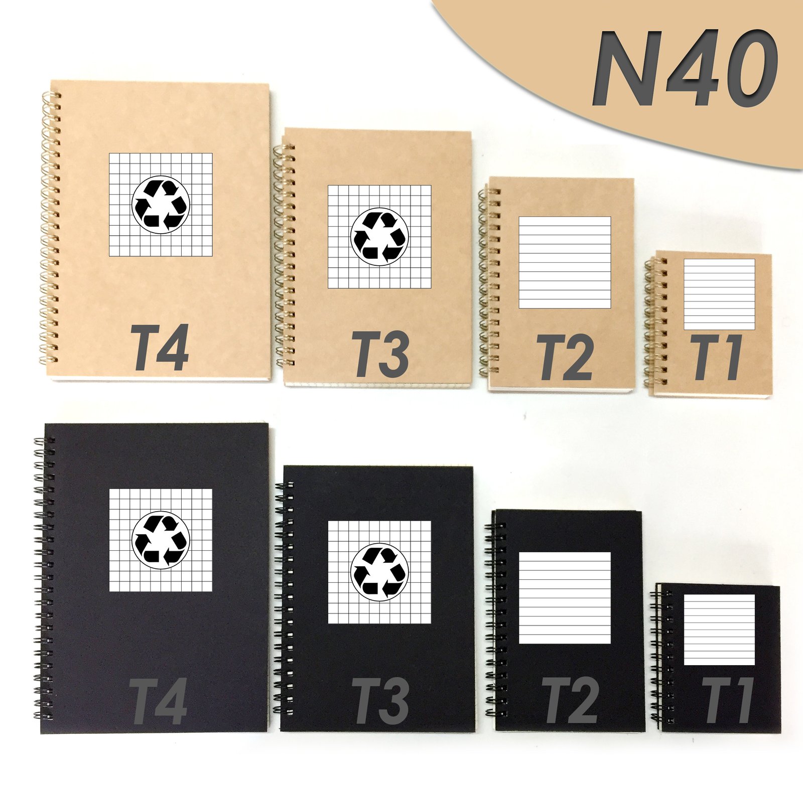 Miniatura 5 de Cuaderno – Libreta Tapa Cartón Ecológico Compost