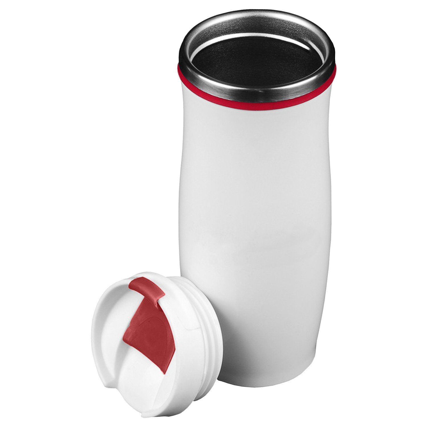 Miniatura 4 de Mug Térmico Acero inoxidable Blanco
