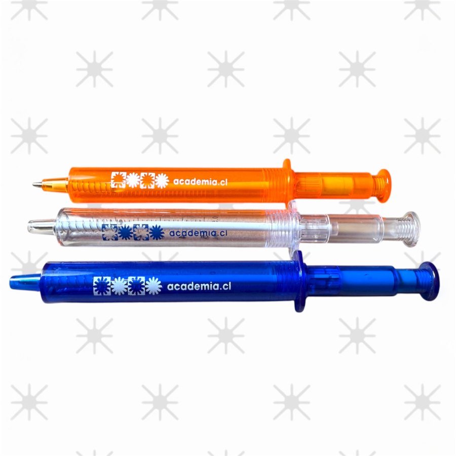 Bolígrafo Plástico Jeringa