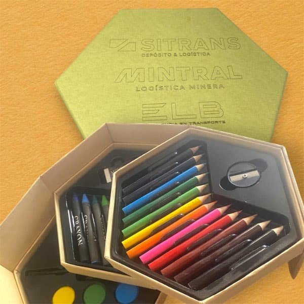 SET DE PINTURAS "HEXÁGONO"