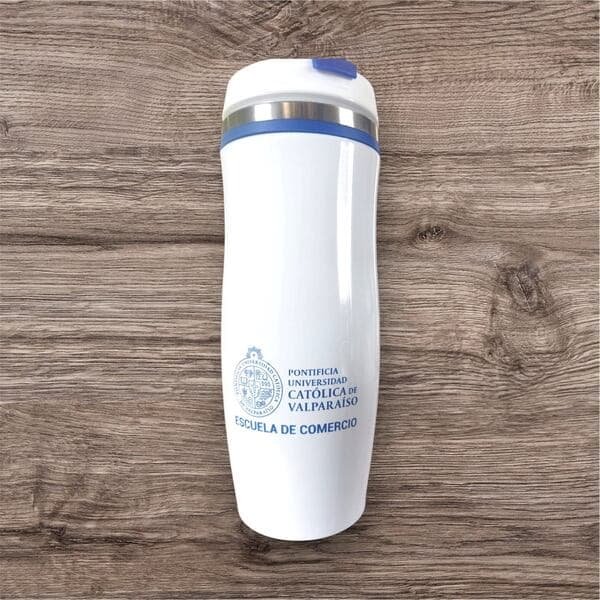 Mug Térmico Acero inoxidable Blanco
