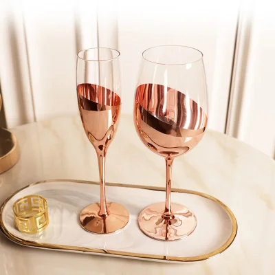 Miniatura 9 de Set de 2 Copas de Vino ENCOBRIZADO