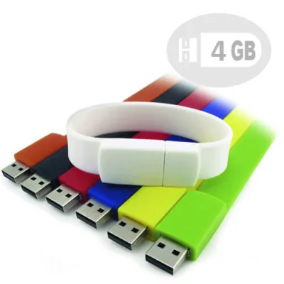 Regalo corporativo Pendrive silicona Pulsera