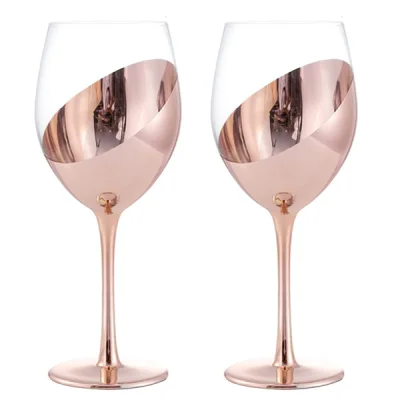 Miniatura 5 de Set de 2 Copas de Vino ENCOBRIZADO