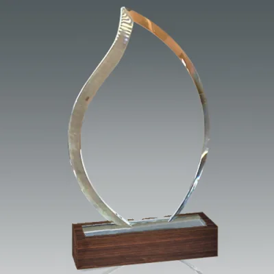 Miniatura 3 de Galvano Cristal Base de Madera