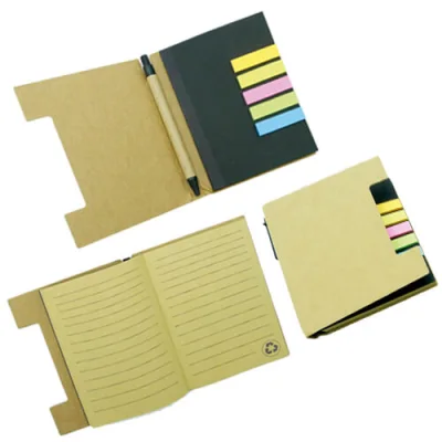 Regalo corporativo Set Memo set Tapa Cartón + Boligrafo