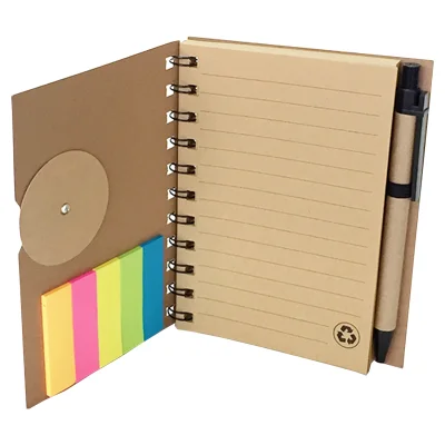 Miniatura 2 de Set Cuaderno - Libreta - Memo set Tapa Cartón + Bolígrafo