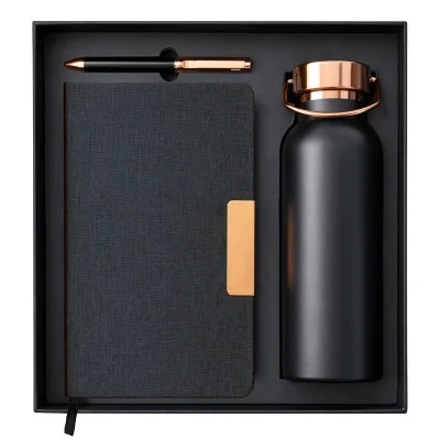 Set Botella Acero Inoxidable Térmica + Bolígrafo + Libreta