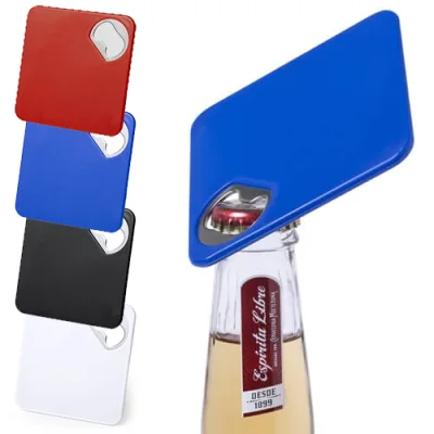 Regalo corporativo Posavasos Plástico PET Destapador Olmux