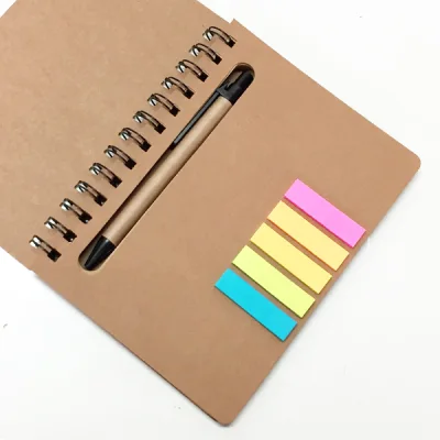 Miniatura 3 de Set Cuaderno - Libreta - Memo set Tapa Cartón + Bolígrafo