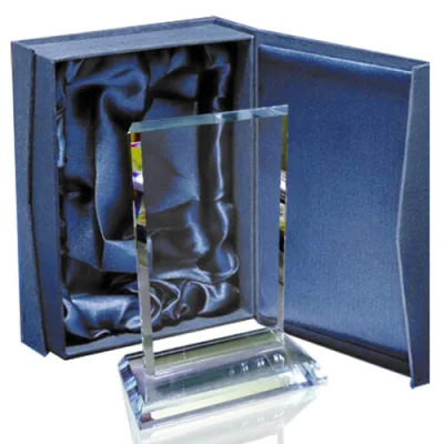 Regalo corporativo Galvano Cristal Rectangular 6308