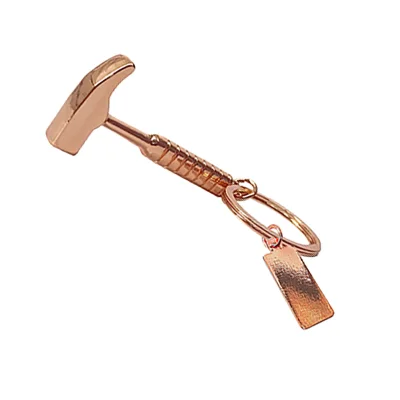 Miniatura 2 de Llavero Metálico Martillo Geólogo ENCOBRIZADO