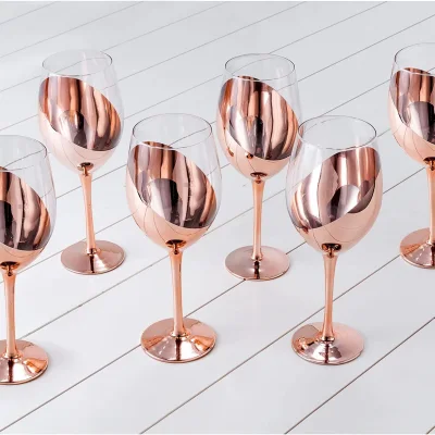 Miniatura 10 de Set de 2 Copas de Vino ENCOBRIZADO