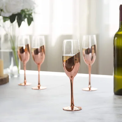 Miniatura 10 de Set de 2 Copas Champagne ENCOBRIZADO