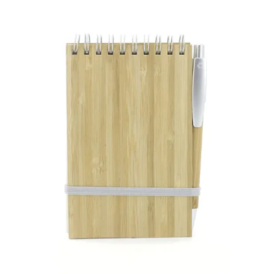 Miniatura 3 de Set Cuaderno - Libreta Tapa Bamboo + Bolígrafo