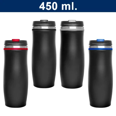 Mug Térmico Acero inoxidable Negro