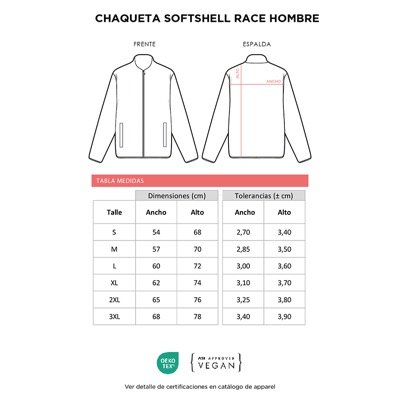 Miniatura 4 de Chaqueta Softshell Race Hombre
