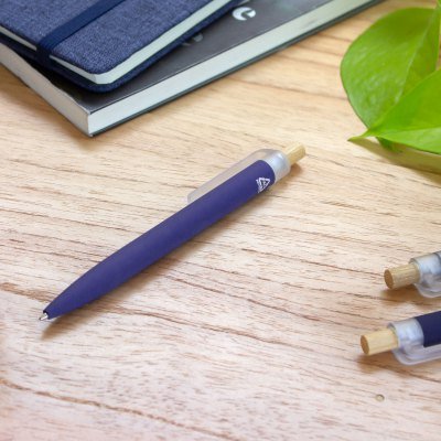 Miniatura 20 de Bolígrafo aluminio reciclado y bambú "BALU"