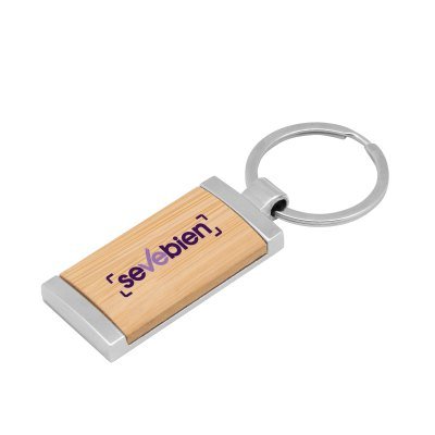 Miniatura 2 de Llavero de bambú "TAG"
