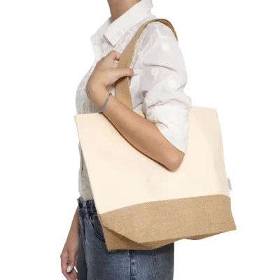 Bolsa de algodón y yute "YONA" - Regalos Corporativos