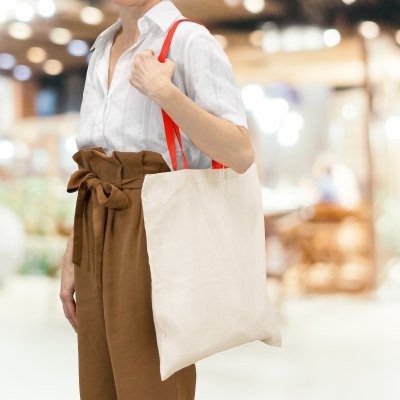 Miniatura 7 de Bolsa de algodón "DONNA"