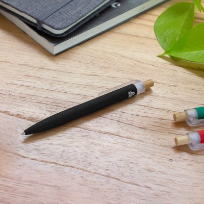 Miniatura 34 de Bolígrafo aluminio reciclado y bambú "BALU"