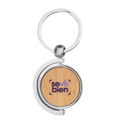 Miniatura 3 de Llavero de bambú "SPIN"