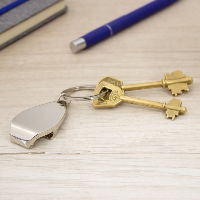 Miniatura 6 de LLAVERO METÁLICO CON ABREBOTELLAS