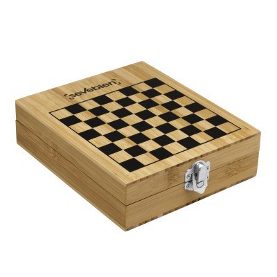 Miniatura 5 de Set de vino con juego de ajedrez "CHESSY"