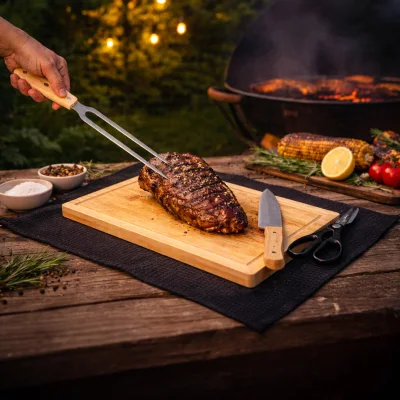 Miniatura 9 de Set de asado / BBQ "BISTEC"