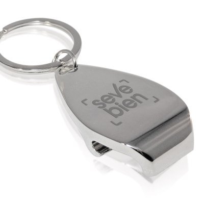 Miniatura 4 de LLAVERO METÁLICO CON ABREBOTELLAS