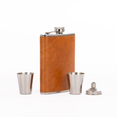 Miniatura 2 de Set Petaca + Vasitos "OXFORD"