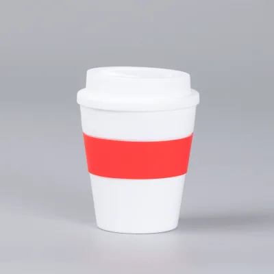 Miniatura 6 de Mug Express Cup "WHITE" 356cc con banda silicona