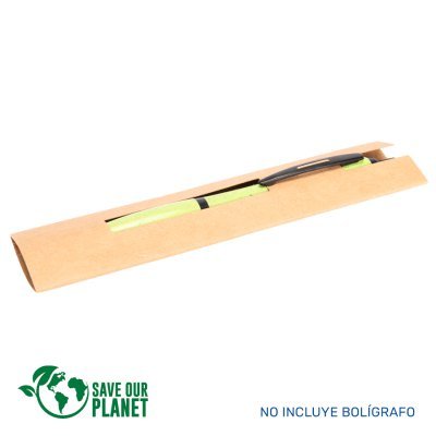 Miniatura 4 de Estuche Porta-Lápiz o Bolígrafo, en cartón reciclado.