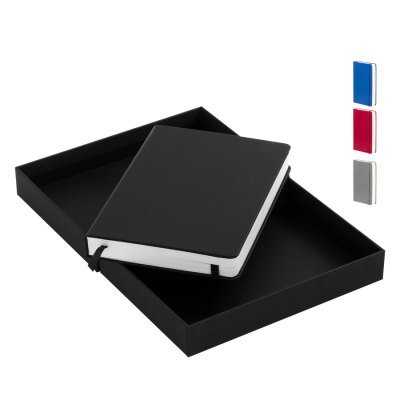 Miniatura 29 de Cuaderno "ROMA" con tapa dura de Eco-Cuero y 196 hojas.