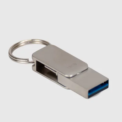 Miniatura 8 de USB 3.0 Mini-Pendrive "Giro" de Acero inoxidable 16GB
