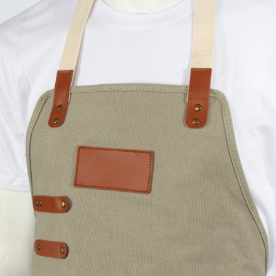 Miniatura 12 de Pechera Asador Canvas Algodón 10 onzas