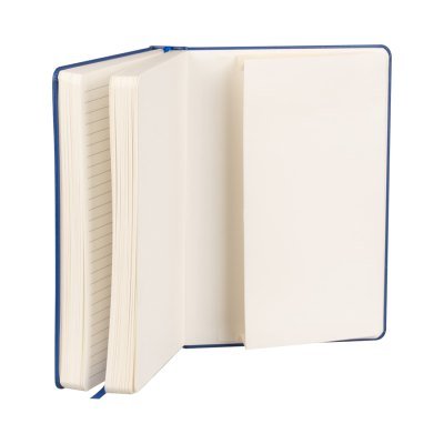 Miniatura 7 de Cuaderno "ROMA" con tapa dura de Eco-Cuero y 196 hojas.