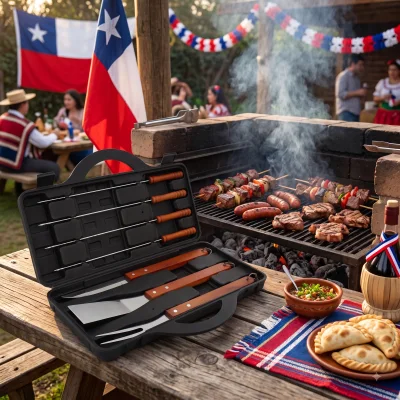 Regalo corporativo Set BBQ en Maletín Plástico