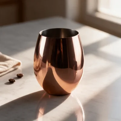 Vaso encobrizado para vino "EGG" 570cc - Regalos Corporativos