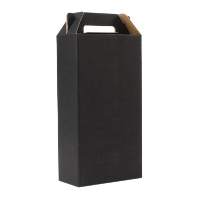 Miniatura 2 de Caja autoarmable con asas, para 2 botellas de Vino