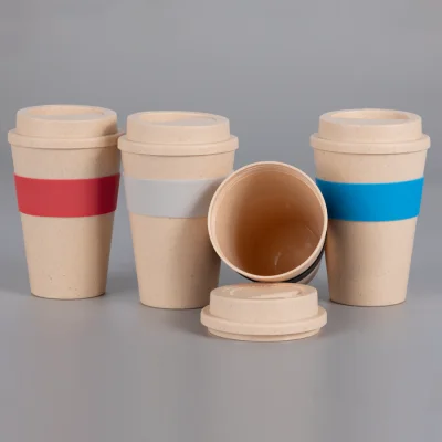 Miniatura 2 de Mug Eco Cup "WHEAT STRAW" 355cc con banda silicona