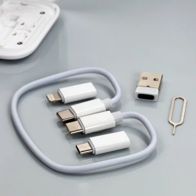 Connect Multicargador 8-en-1, con Espejo. - Regalos Corporativos