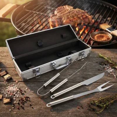 Miniatura 7 de Deluxe BBQ Set Metálico