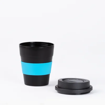 Miniatura 11 de Mug Express Cup "BLACK" 356cc con banda silicona